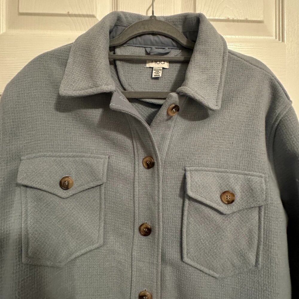 Light Blue Shacket - Picture 2 of 6